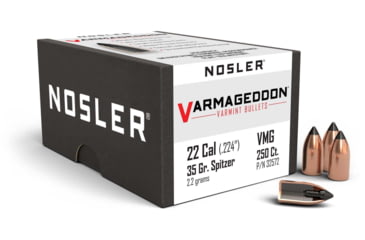 Image of Nosler Varmageddon Rifle Bullet .22 Caliber 35g FB Tipped, 250ct, 32572