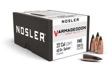 Image of Nosler Varmageddon Rifle Bullet .22 Caliber 40gr FB Tipped, 250ct, 17260