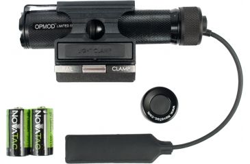 Image of Novatac OPMOD SO120 Limited Edition Flashlight w/ Gun Mount Kit - Black