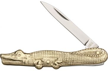 Image of Novelty Cutlery Alligator Folding Knife NV255
