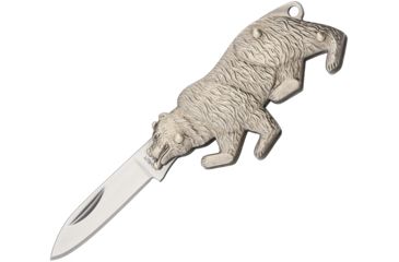 Image of Novelty Cutlery Bear Knife Folding Knife,1.5in,Stainless Handle NV272