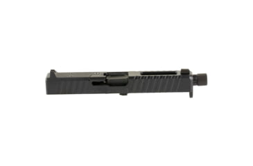 Image of Noveske DM Slide and Pistol Threaded Barrel Set, For Glock 17 Gen 4, 9mm, 4.50in, 1-10 Twist, Includes Noveske End Plate, Cover Plate w/Rear Sight, Front Sight, DLC Finish, Black, 03002705