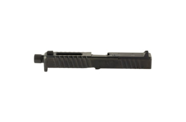 Image of Noveske DM Slide and Pistol Threaded Barrel Set, For Glock 17 Gen 5, 9mm, 4.50in, 1-10 Twist, Includes Noveske End Plate, Cover Plate w/Rear Sight, Front Sight, DLC Finish, Black, 03002707