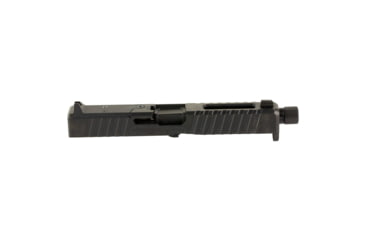 Image of Noveske DM Slide and Pistol Threaded Barrel Set, For Glock 17 Gen 5, 9mm, 4.50in, 1-10 Twist, Includes Noveske End Plate, Cover Plate w/Rear Sight, Front Sight, DLC Finish, Black, 03002707