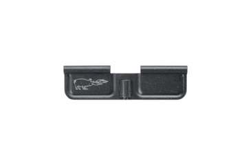 Image of Noveske Dust Cover, Flaming Pig, Fits AR Rifles, Black, Ejection Port Cover Kit, Includes Dust Cover, Rod, Spring, and Clip 05001348