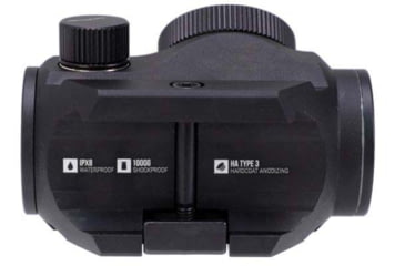 Image of NOVUS Precision MDS1 21mm Micro Red Dot Sight, 2 MOA Dot Reticle, Black, MDS-01-RD-BLK