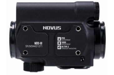 Image of NOVUS Precision MDS3 22mm Day Time Only Micro Red Dot Sight, 2 MOA Dot Reticle, Black, MDS-03-RD-D-BLK