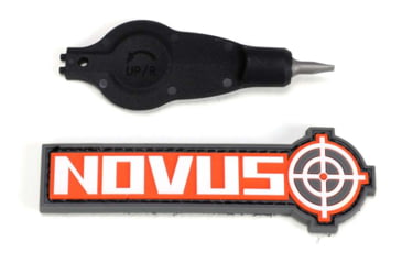 Image of NOVUS Precision PDS-1 Prismatic Red Dot Sight, 1x25mm, Military Reticle, PDS-01-RM-BLK