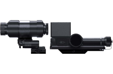 Image of NOVUS Precision PDS-1 Prismatic Red Dot Sight w/ PM-1 3x Prismatic Magnifier Combo, 1x25mm, Military Reticle, CMB-M3P1-RM-BLK