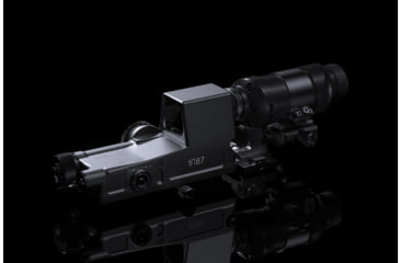 Image of NOVUS Precision PDS-1 Prismatic Red Dot Sight w/ PM-1 3x Prismatic Magnifier Combo, 1x25mm, Military Reticle, CMB-M3P1-RM-BLK