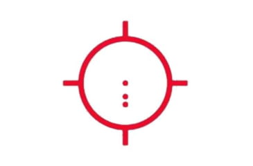 Image of NOVUS Precision PDS1 25mm Prism Dot Sight, 2 MOA Dot &amp; 60 MOA Circle Reticle, Black, PDS-01-RC-BLK