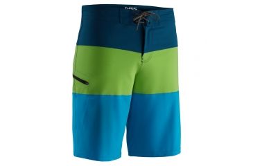 Image of NRS Benny Board Shorts - Men's, Blue/Green, 34 10141.03.103