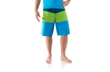 Image of NRS Benny Board Shorts - Men's, Blue/Green, 34, 10141.03.103