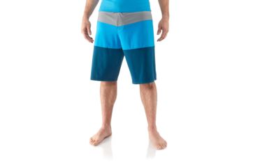 Image of NRS Benny Board Shorts - Men's, Gray/Blue, 40, 10141.03.113