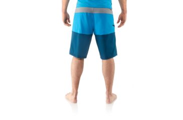 Image of NRS Benny Board Shorts - Men's, Gray/Blue, 40, 10141.03.113