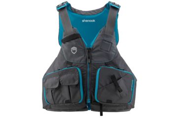 Image of NRS Chinook Fishing PFD - Life Jacket - Womens, Charcoal, Large/Extra Large, 40011.01.101