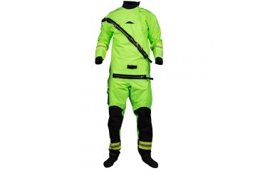 Image of NRS Extreme Drysuit - Men's, High Vis Green, S 22529.03.100