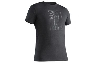 Image of NRS Find Your Line T-Shirts - Men's, Charcoal, S 12533.01.100