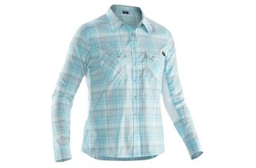 Image of NRS Guide Long-Sleeve Shirt - Women's, Pale Blue, L 10013.01.103