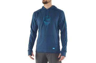 Image of NRS H2Core Lightweight Hoodie - Men's, Moroccan Blue, XXL, 10120.03.109