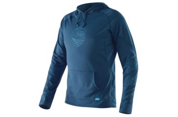Image of NRS H2Core Lightweight Hoodie - Men's, Moroccan Blue, XXL, 10120.03.109