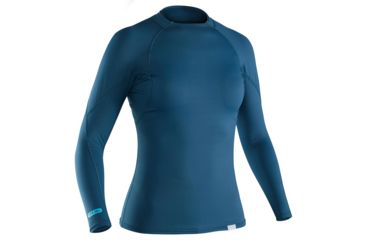 Image of NRS H2Core Rashguard Long-Sleeve Shirt - Women's, Moroccan Blue, XL 10021.05.104