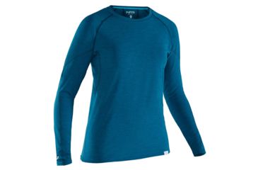 Image of NRS H2Core Silkweight Long-Sleeve Shirt - Women's, Moroccan Blue, XL 10115.03.114