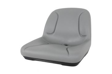 Image of NRS High-Back Padded Drain Hole Seat, Gray 94031.01.100