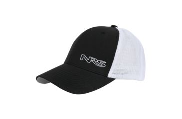 Image of NRS Mesh Flexfit Hat, Black/White, Universal 12502.01.102
