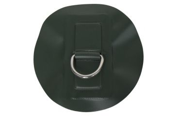 Image of NRS Pike IK 1in D-Ring PVC Patch, Dark Green, 41/2in 38021.01.102