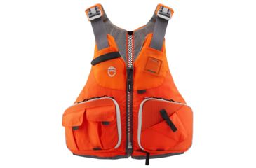 Image of NRS Raku Fishing PFD - Life Jacket - Mens, Orange, Large/Extra Large, 40074.01.103