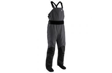 Image of NRS Raptor Dry Bibs - Men's, Gunmetal, M 20027.01.101