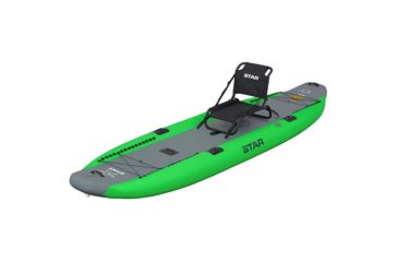 Image of NRS STAR Rival Inflatable Fishing Kayak, Lime, 12 Feet 6 Inch, 86250.01.100