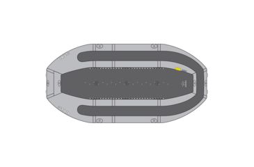 Image of NRS STAR Super Bug Self-Bailing Raft, Gray, 15 Feet, 86217.02.101