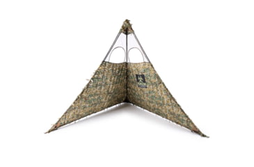 Image of Nukem Grab &amp; Go Hunting Ground Blind, Green 3D Leafy Camo, Extra Large, NH23065267-0