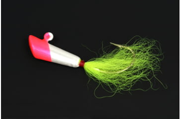 Image of Nungesser Shad Dart, 1/2 oz Red/White Body Yellow Tail, 1 Pk, 2RDW-1