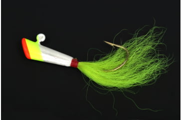 Image of Nungesser Shad Dart, 1/2 oz Red/Yellow White Body Yellow Tail 1 Pk, 2RDY-1