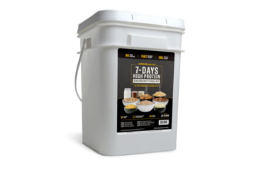 Image of Nutrient Survival 7 Day High Protein Emergency Food Bucket, 9246