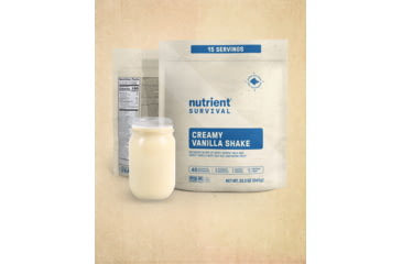 Image of Nutrient Survival Creamy Vanilla Shake Pantry Pack 3D15A364, 8473