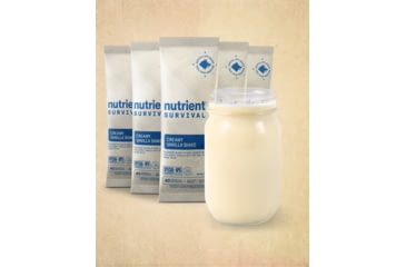 Image of Nutrient Survival Creamy Vanilla Shake Singles 5-Pack 1B9463CA, 8773