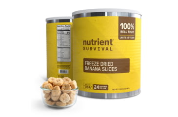Image of Nutrient Survival Freeze Dried Banana Slices #10 Can, 8594