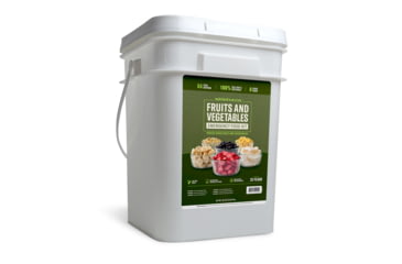 Image of Nutrient Survival Freeze Dried Fruits and Vegetables Emergency Food Bucket, 9245