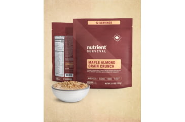 Image of Nutrient Survival Maple Almond Grain Crunch Pantry Pack A130854D, 8446