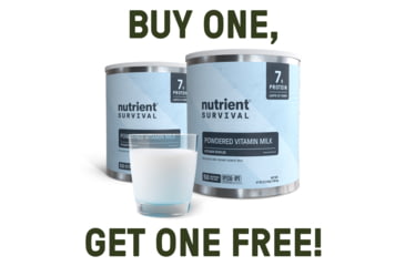 Image of Nutrient Survival Sale Powdered Vitamin Milk #10 Can BOGO, 9706