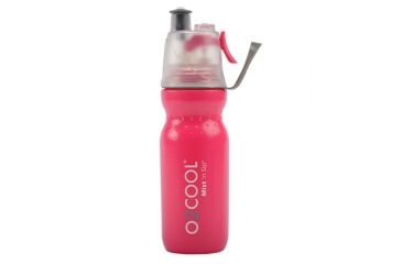 Image of O2 Cool Mist N Sip ArcticSqueeze Dimple Water Bottle - 20 oz-Pink