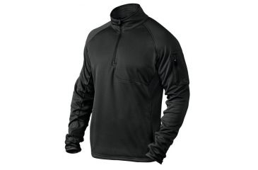 Image of Oakley 1/4 Zip Fleece, Jet Black, Medium 461323-01K-MD