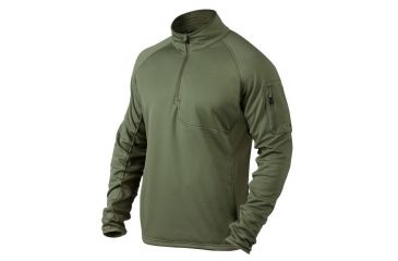 Image of Oakley 1/4 Zip Fleece, Worn Olive, Medium 461323-79B-MD