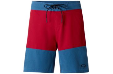 Image of Oakley 18 Inches Solid + Melange Boardshort - Mens, Ensn Blue Lt Hthr, 32, 482410-6B6-32