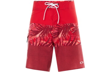 Image of Oakley 18in Seamless Tropical Boardshort - Mens, Red Line, 34, 482408-465-34