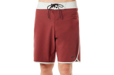 Image of Oakley 19in Melange Contrast Details Boardshort - Mens, Iron Red Light Heather, 31, 482406-973-31